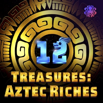 Octoplay : 12 Treasures: Aztec Riches - SPINBET123