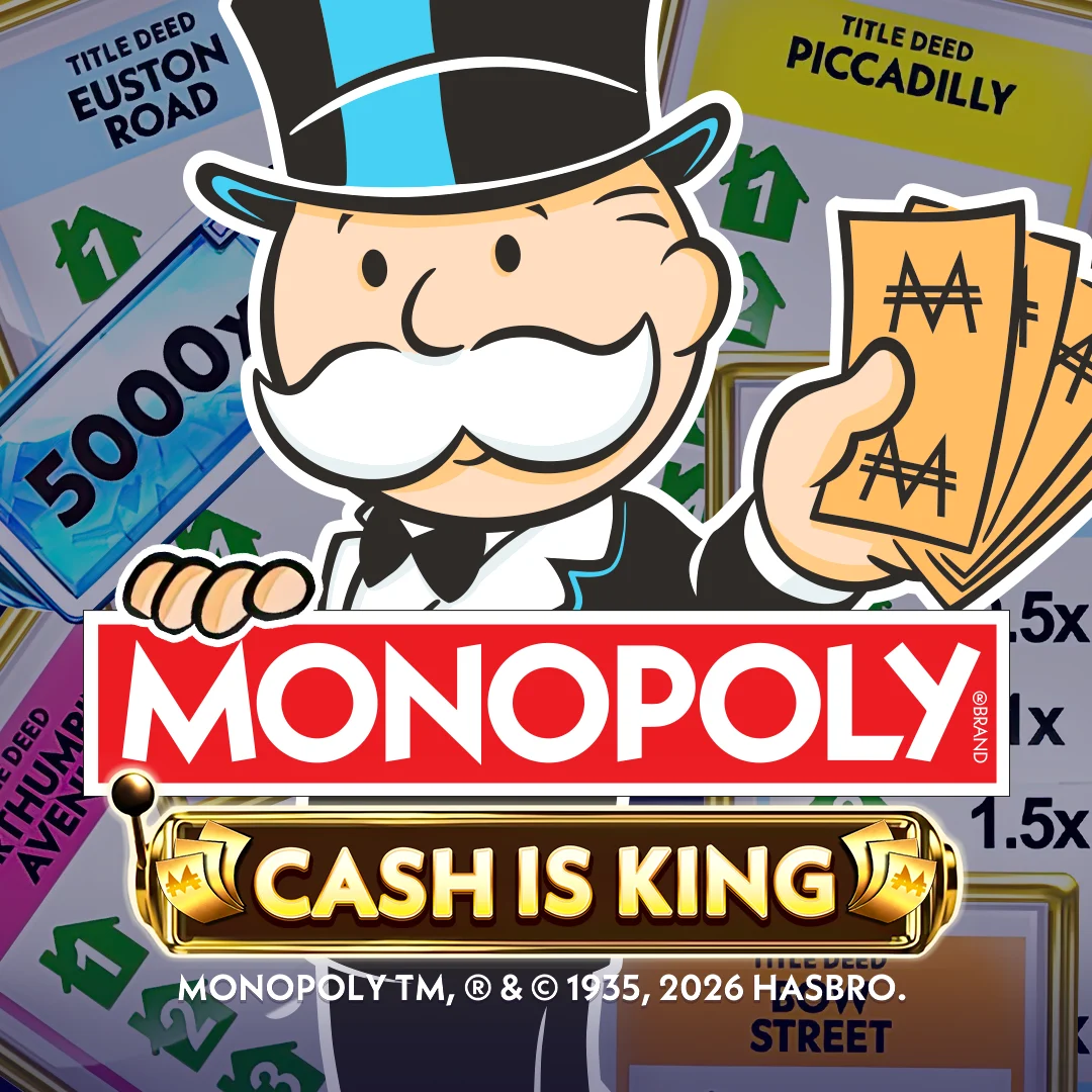 Redtiger : Monopoly Cash Is King - SPINBET123